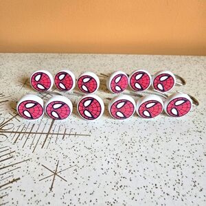 Spiderman Shower Curtain Hooks